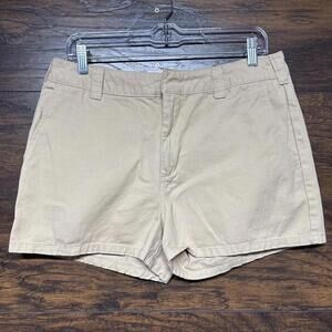 Forever 21 Women’s Khaki Shorts - Beige, High Rise - 33x3" Size 14 Large